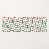 Aquarellkatzen und -freunde yogamatte (Rückseite (Horizontal))