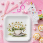 Aquarellkeits-Milchprodukte im Kaffee-Cup Pappteller (Party)