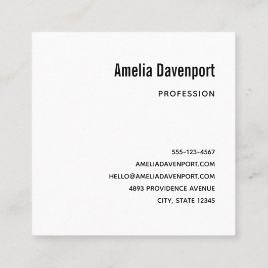 Aquarellkerzen und Poinsettia Weihnachten Quadratische Visitenkarte (Rückseite)