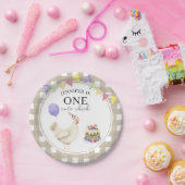 Aquarellkick 1. Geburtstag Pappteller (Party)