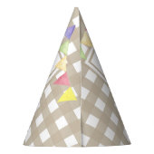 Aquarellkick 1. Geburtstag Partyhütchen (Rückseite)