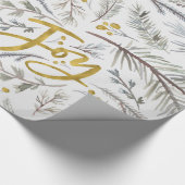 Aquarellkiefer Geschenkpapier (Ecke)