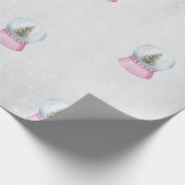 Aquarellkiefer, Globe Geschenkpapier (Ecke)