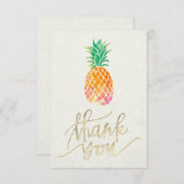 Aquarellkiefer Vielen Dank Dankeskarte (Vorne/Hinten)