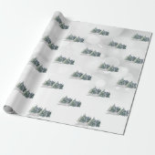 Aquarellkiefer, Wald Geschenkpapier (Ungerollt)