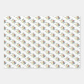 Aquarellkiefer Weihnachtsblumenbaum Geschenkpapier Set (Vorderseite 3)