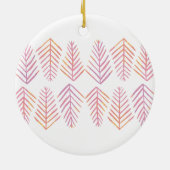 Aquarellkiefern - rosa keramik ornament (Hinten)