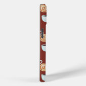 Aquarellkinnamon-Buckaffe Case-Mate iPhone Hülle (Rückseite / Rechts)