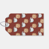 Aquarellkinnamon-Buckaffe Geschenkanhänger (Rückseite Horizontal)