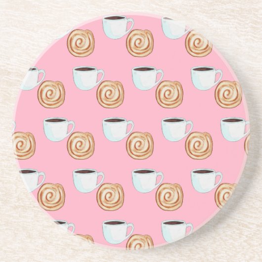 Aquarellkinnamon-Buckaffe Getränkeuntersetzer (Vorne)