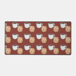 Aquarellkinnamon-Buckaffe Schreibtischunterlage