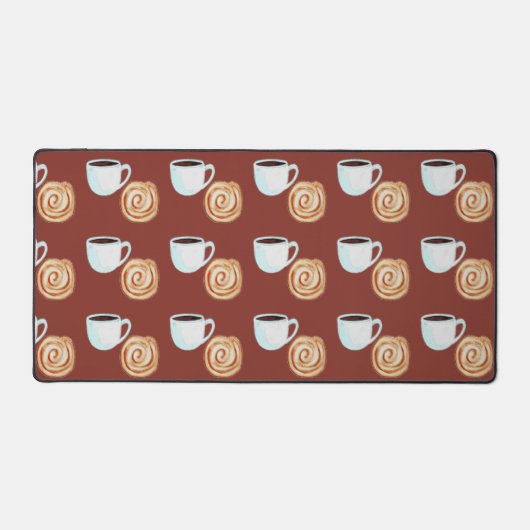 Aquarellkinnamon-Buckaffe Schreibtischunterlage (Vorderseite)