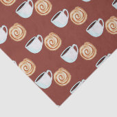 Aquarellkinnamon-Buckaffe Seidenpapier (Ausschnitt)