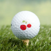 Aquarellkirschen Golfball (Insitu T-Shirt)