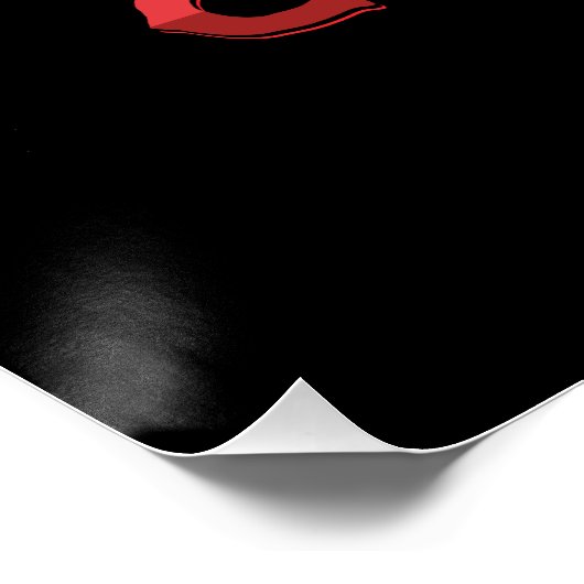 Aquarellkirschen Poster (Ecke)