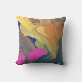 Aquarellkissen Kissen