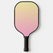 Aquarellkite Blume Personalisiert Pickleball Schläger (Rückseite)
