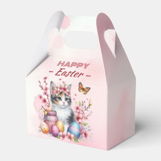 Aquarellkite Ostereier & Blume - Geschenkschachtel (Vorderseite)