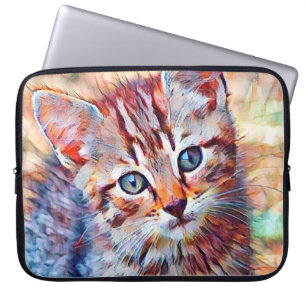 Aquarellkitt Laptopschutzhülle