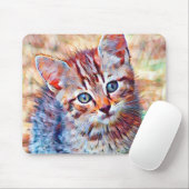 Aquarellkitt Mousepad (Mit Mouse)