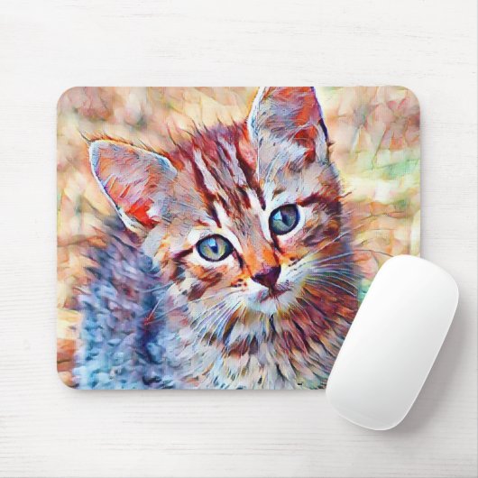 Aquarellkitt Mousepad (Mit Mouse)