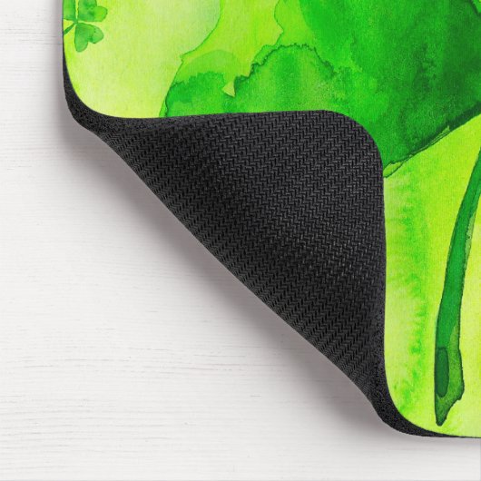 Aquarellklee mousepad (Ecke)