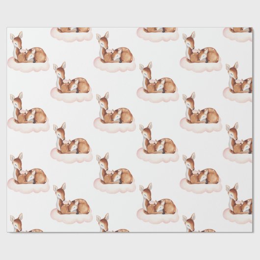 Aquarellkleid Geschenkpapier (Flach)