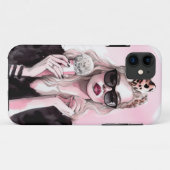 Aquarellkleid mit Eis Case-Mate iPhone Hülle (Rückseite (Horizontal))