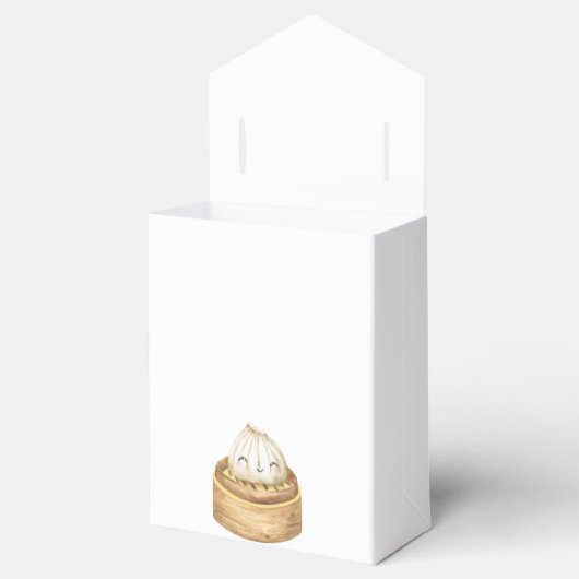 Aquarellknödel - Danke, Baby Dusche Geschenkschachtel (Geöffnet)