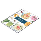 Aquarellkochen Personalisierter Name Rezept Buch (Linke Seite)