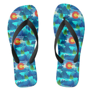 Aquarellkolorado Badesandalen
