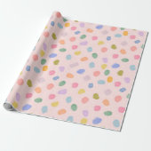 Aquarellkonfetti Geschenkpapier (Ungerollt)