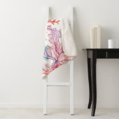 Aquarellkorallen: Unterwasser-Weltmuster. Sherpadecke (Beispiel)