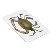 Aquarellkrebse - Grau Magnet (Rechte Seite)