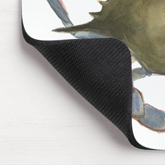 Aquarellkrebse - Grau Mousepad (Ecke)