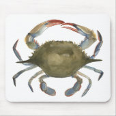 Aquarellkrebse - Grau Mousepad (Vorne)