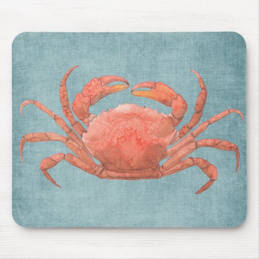 Aquarellkrebse Mousepad (Vorne)
