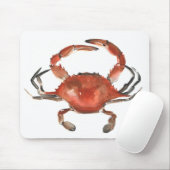 Aquarellkrebse - Rot Mousepad (Mit Mouse)