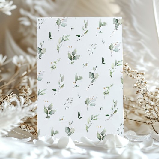 Aquarellkreis Liebe Grüne Goldfolien Einladung