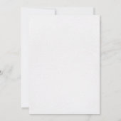 Aquarellkristalle speichern das Datum Save The Date (Rückseite)