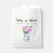 Aquarellkrug von Blume - Blütenbaby Geschenktütchen (Vorderseite)
