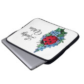 Aquarellku Laptopschutzhülle (Vorne Knopf)