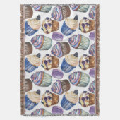 Aquarellkuchen Decke (Vorderseite Vertikal)