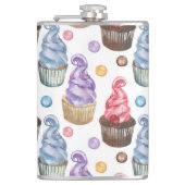 Aquarellkuchen farbig flachmann (Vorderseite)