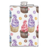 Aquarellkuchen farbig flachmann (Rückseite)