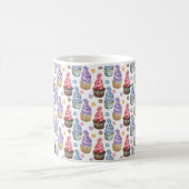 Aquarellkuchen farbig kaffeetasse (Mittel)