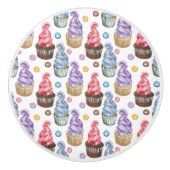 Aquarellkuchen farbig keramikknauf (Vorderseite)