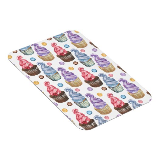 Aquarellkuchen farbig magnet (Rechte Seite)