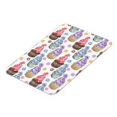 Aquarellkuchen farbig magnet (Linke Seite)