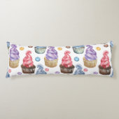 Aquarellkuchen farbig seitenschläferkissen (Vorderseite)